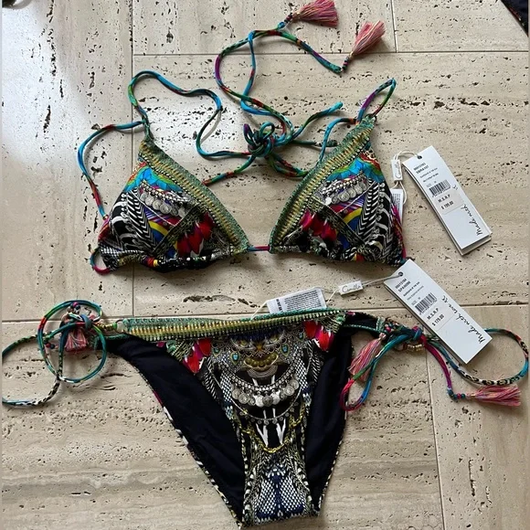 Camilla Multicolor Tribal Print Bikini